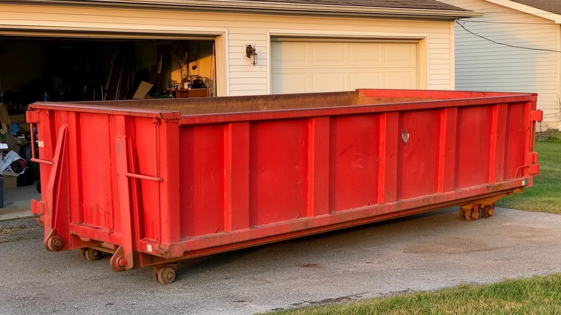 Roll-off dumpster from Ellsworth Boys Dumpster Rental in Annapolis, MD